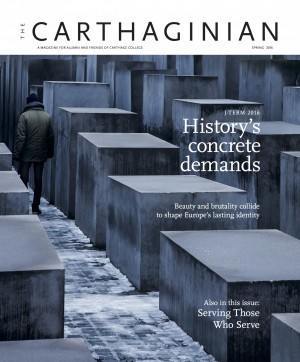 Carthaginian Magazine cover, spring 2016