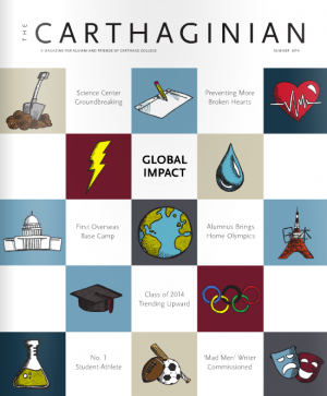 Carthaginian Magazine cover, summer 2014