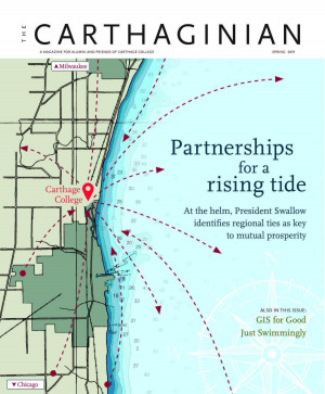 Carthaginian Magazine cover, spring 2019