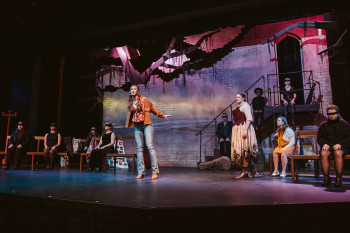 Theatre majors performing in Carthage's New Play Initiative ?Memento Mori.?