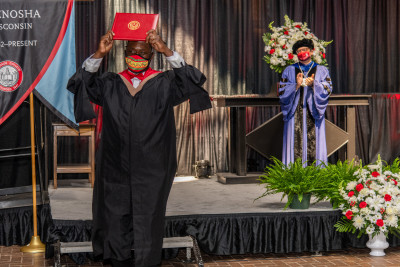 Because of COVID-19, Carthage's Class of 2020 Commencement looked a bit different. Graduates and ...