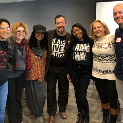 Faculty and staff during the 2020 MLK Day Celebration.