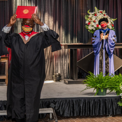 Because of COVID-19, Carthage?s Class of 2020 Commencement looked a bit different. Graduates and ...
