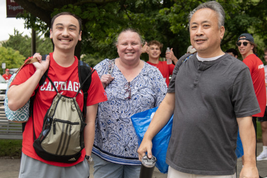 Carthage welcomed nearly 900 new students in August 2023, putting the first-year class on pace to...