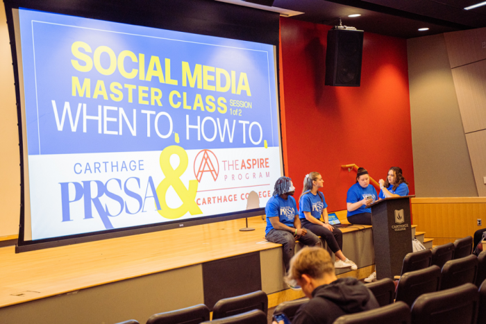 PRSSA hosts Social Media Master Class.