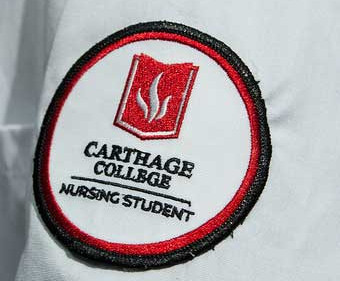 Nursing students white coat patch.