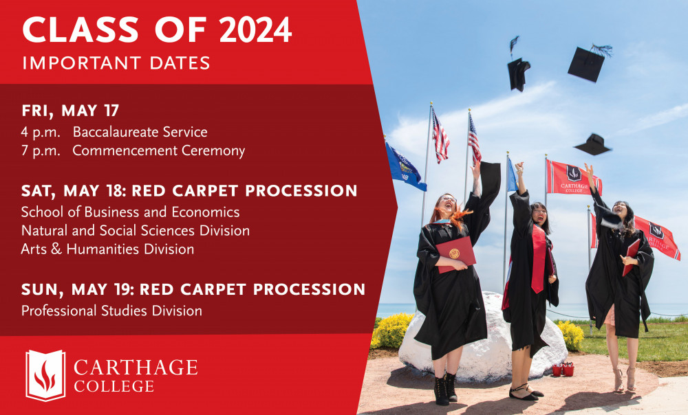 2024 Commencement Red Carpet Processions • Info for Parents & Families